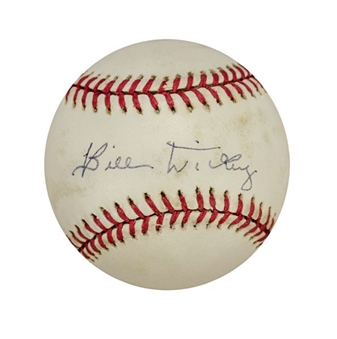 Bill Dickey Single Signed Official American League Baseball